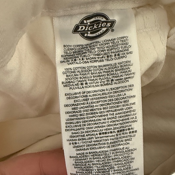 Dickies White Carpenter Pants - Picture 3 of 6